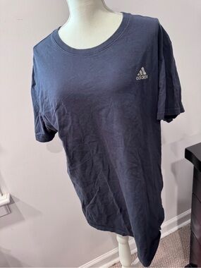 adidas Men’s Navy Short-Sleeve Logo T-Shirt